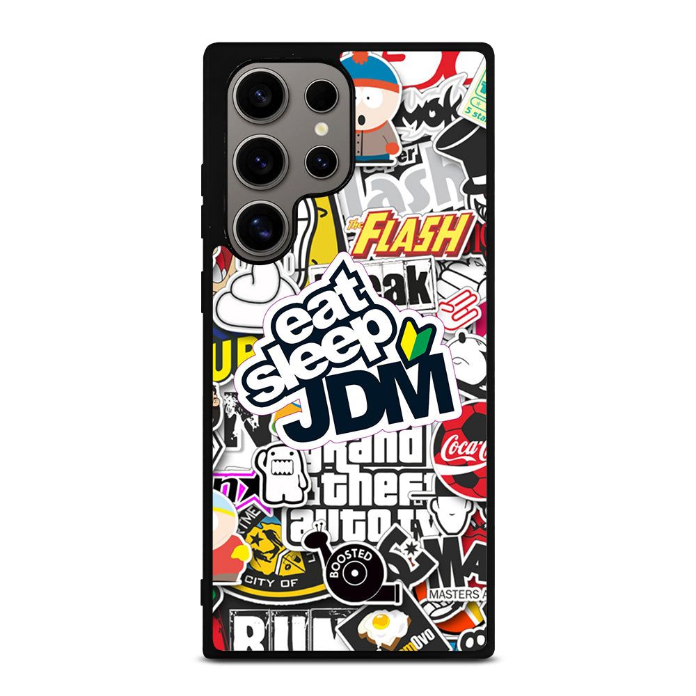 EAT SLEEP JDM STICKER Samsung Galaxy S24 Ultra Case Cover