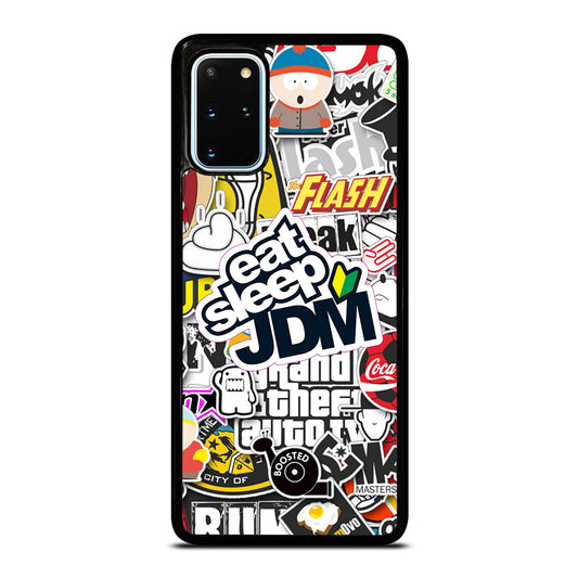 EAT SLEEP JDM STICKER Samsung Galaxy S20 Plus Case Cover