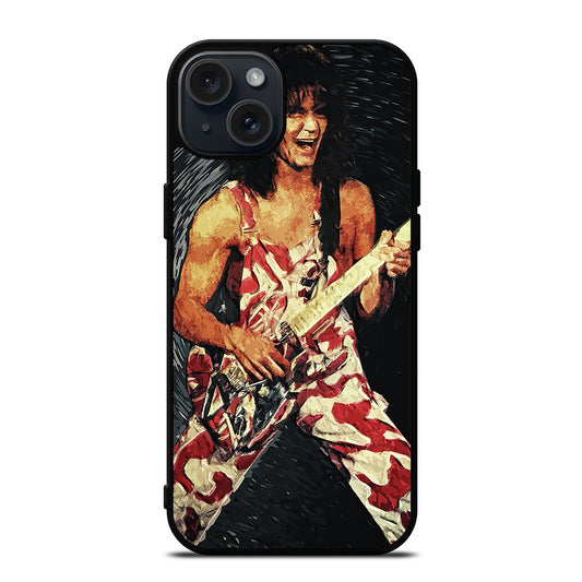 EDDIE VAN HALEN ART iPhone 15 Plus Case Cover