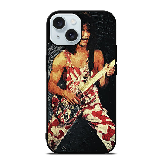 EDDIE VAN HALEN ART iPhone 15 Case Cover