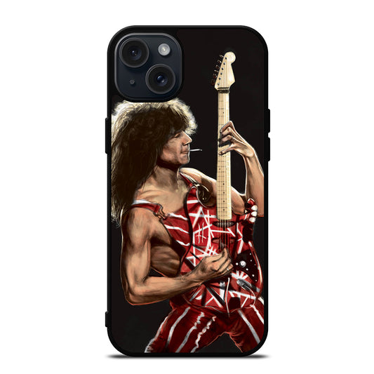 EDDIE VAN HALEN GUITAR iPhone 15 Plus Case Cover
