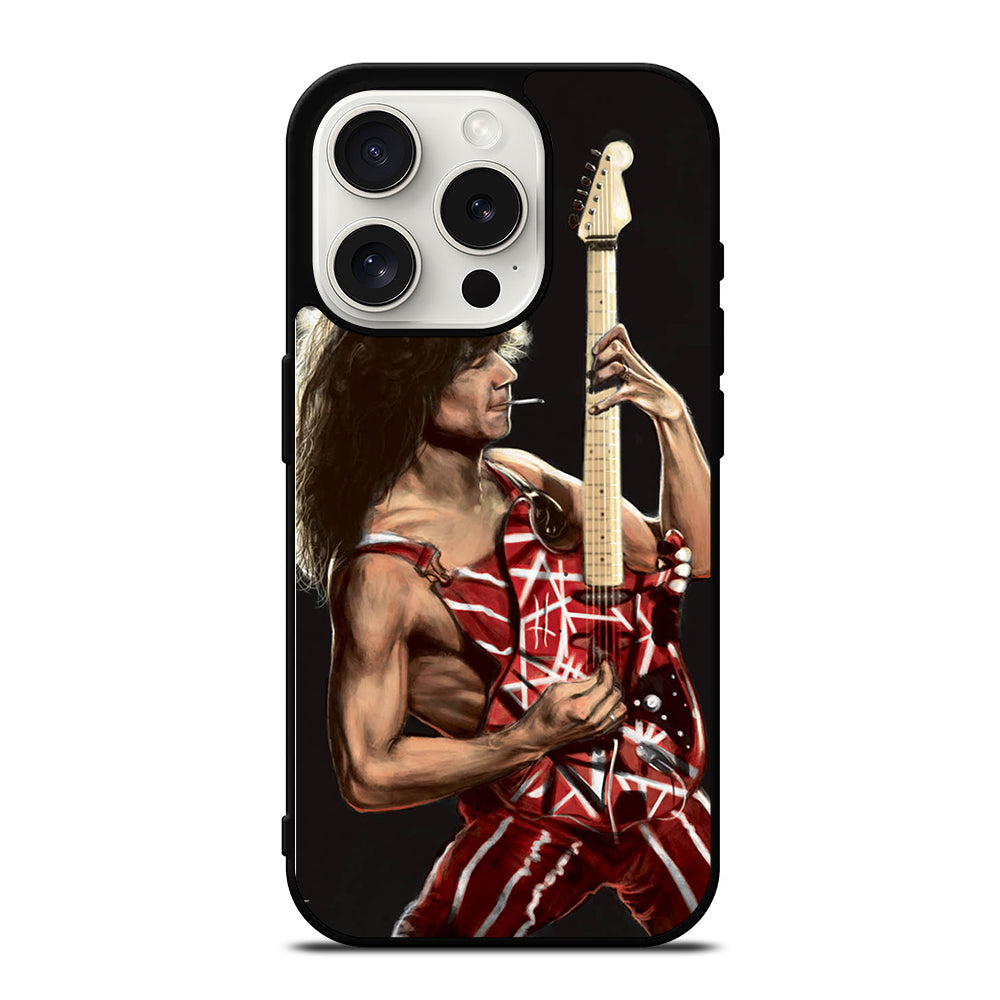 EDDIE VAN HALEN GUITAR iPhone 15 Pro Case Cover