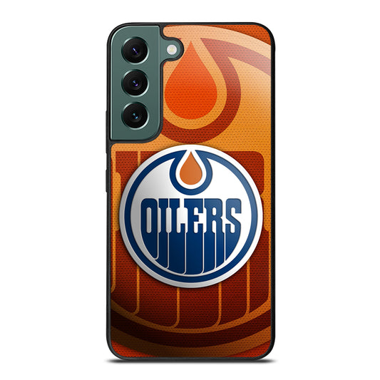 EDMONTON OILERS NHL ICON 3 Samsung Galaxy S22 Case Cover