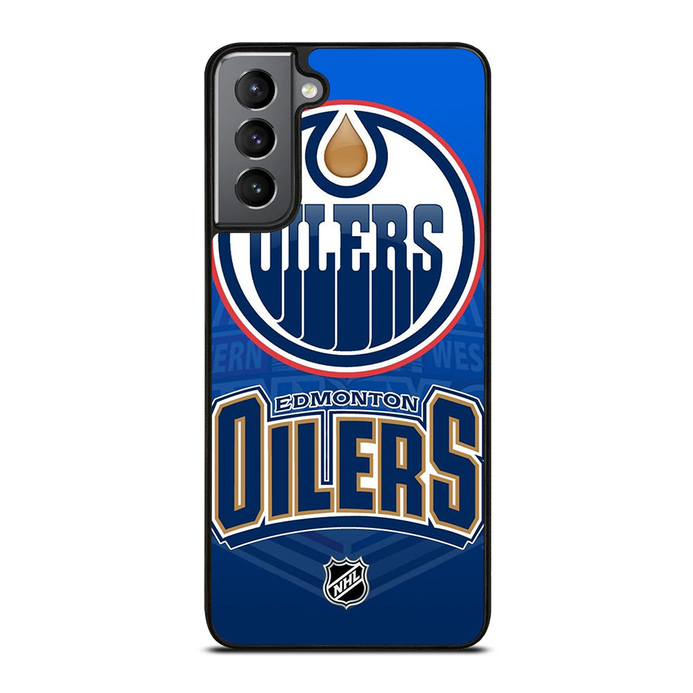 EDMONTON OILERS NHL ICON 2 Samsung Galaxy S21 Plus Case Cover