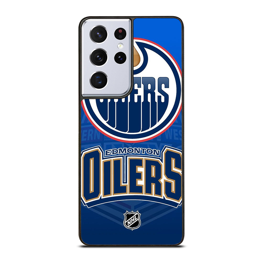 EDMONTON OILERS NHL ICON 2 Samsung Galaxy S21 Ultra Case Cover