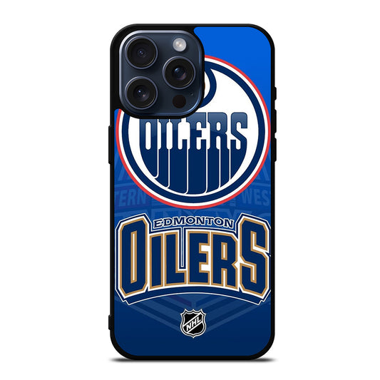 EDMONTON OILERS NHL ICON 2 iPhone 15 Pro Max Case Cover