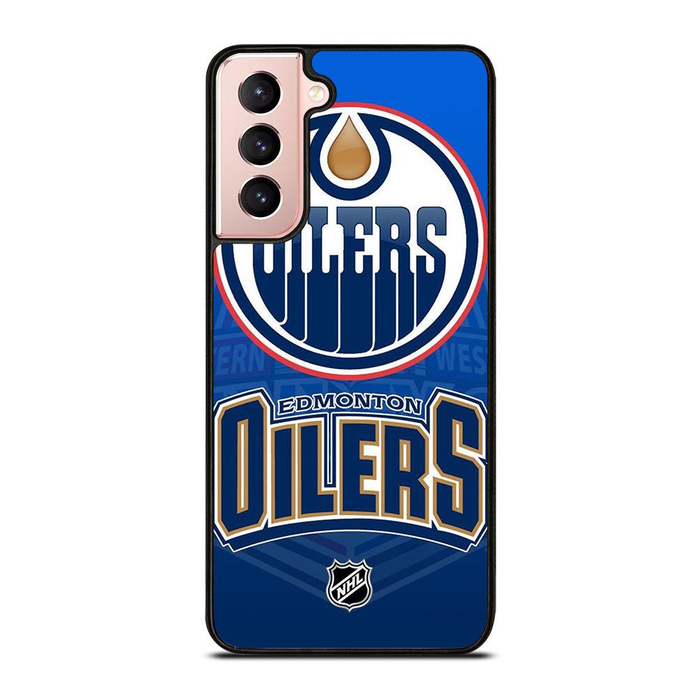 EDMONTON OILERS NHL ICON 2 Samsung Galaxy S21 Case Cover