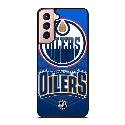 EDMONTON OILERS NHL ICON 2 Samsung Galaxy S21 Case Cover