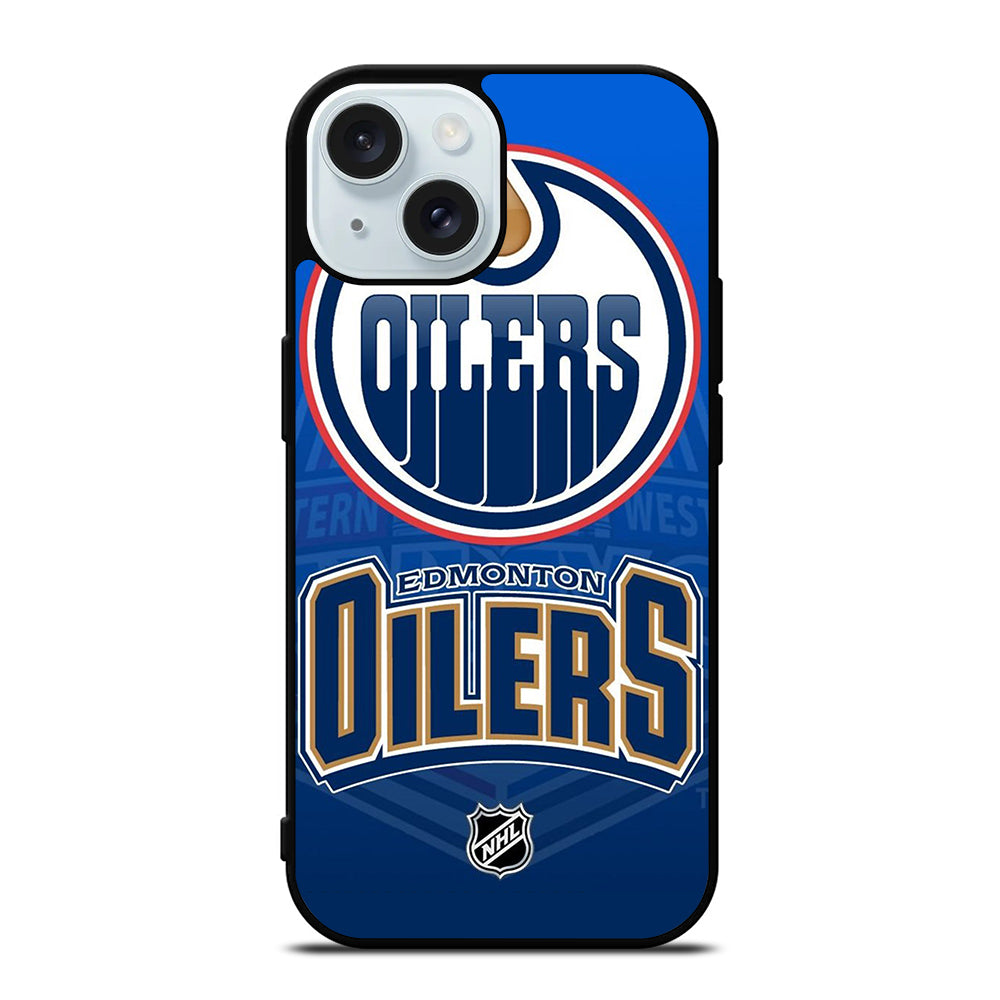 EDMONTON OILERS NHL ICON 2 iPhone 15 Case Cover