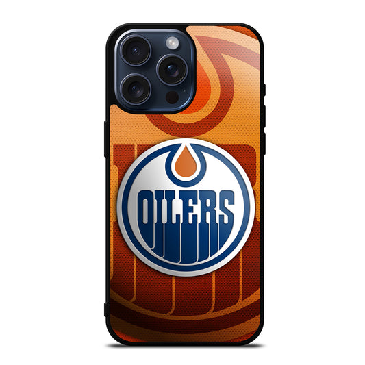 EDMONTON OILERS NHL ICON 3 iPhone 15 Pro Max Case Cover