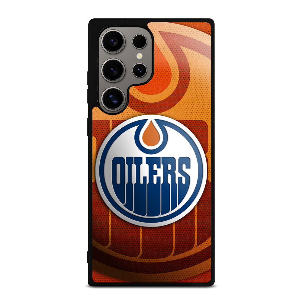 EDMONTON OILERS NHL ICON 3 Samsung Galaxy S24 Ultra Case Cover