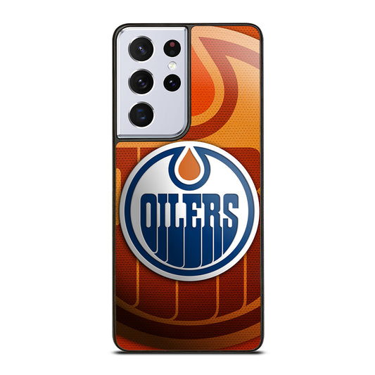 EDMONTON OILERS NHL ICON 3 Samsung Galaxy S21 Ultra Case Cover