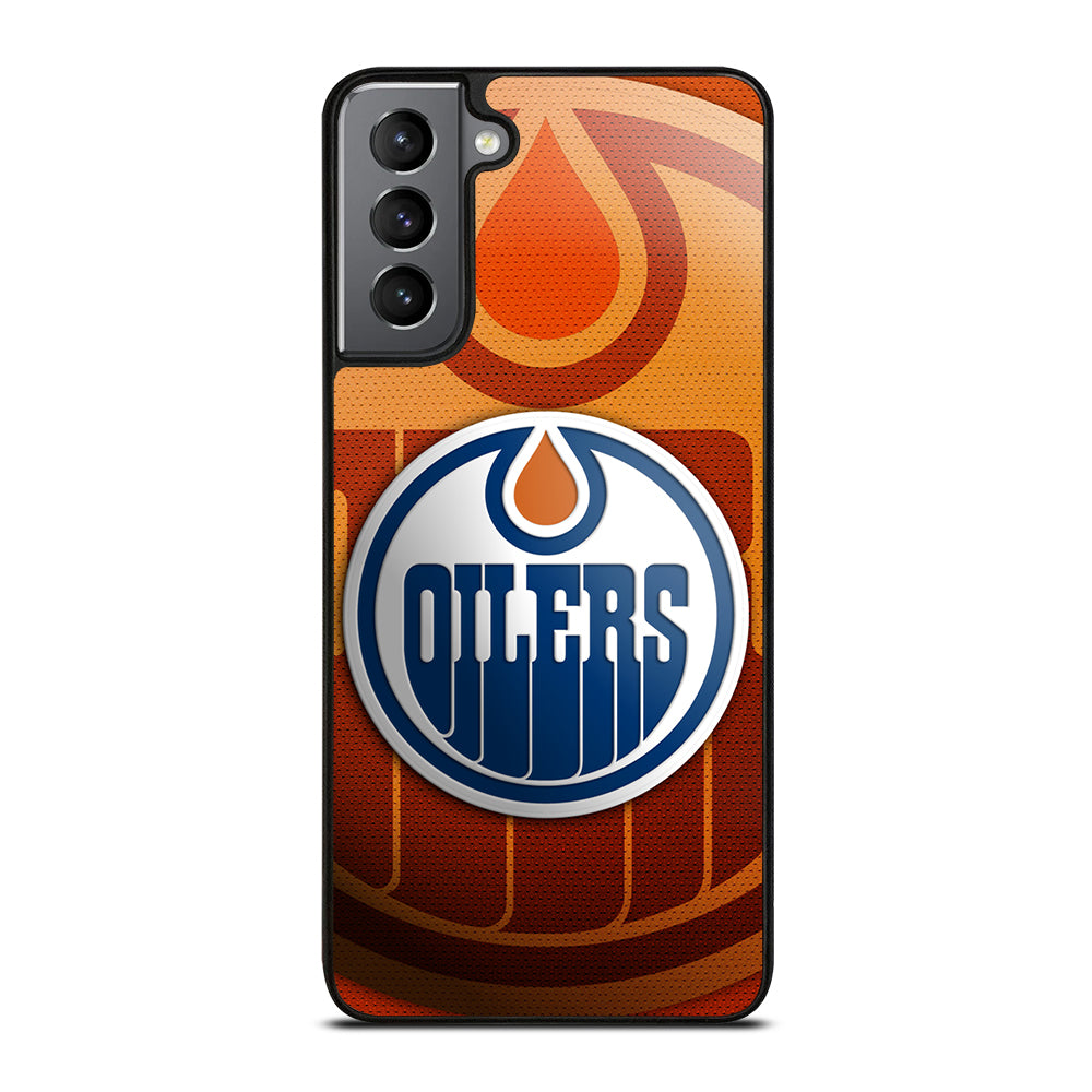 EDMONTON OILERS NHL ICON 3 Samsung Galaxy S21 Plus Case Cover