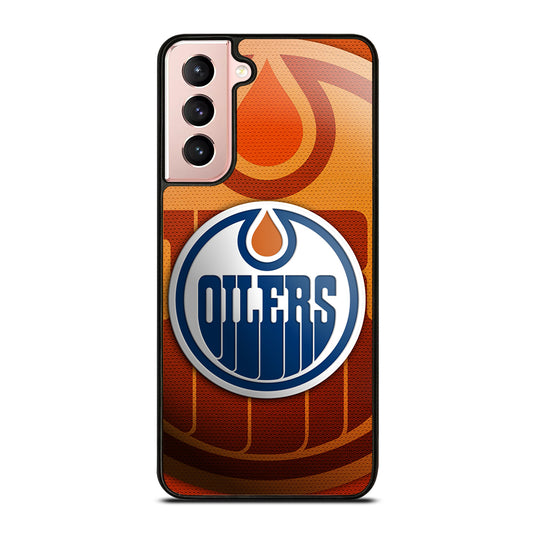 EDMONTON OILERS NHL ICON 3 Samsung Galaxy S21 Case Cover