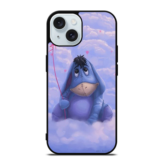 EEYORE DONKEY BALLOON CARTOON iPhone 15 Case Cover