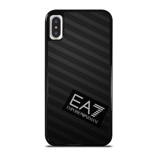 EMPORIO ARMANI STRIPE LOGO iPhone X / XS Case Cover