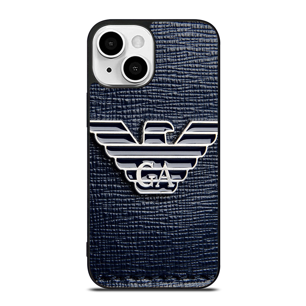 EMPORIO ARMANI EMBLEM iPhone 13 Mini Case Cover