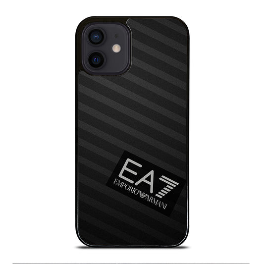 EMPORIO ARMANI STRIPE LOGO iPhone 12 Mini Case Cover