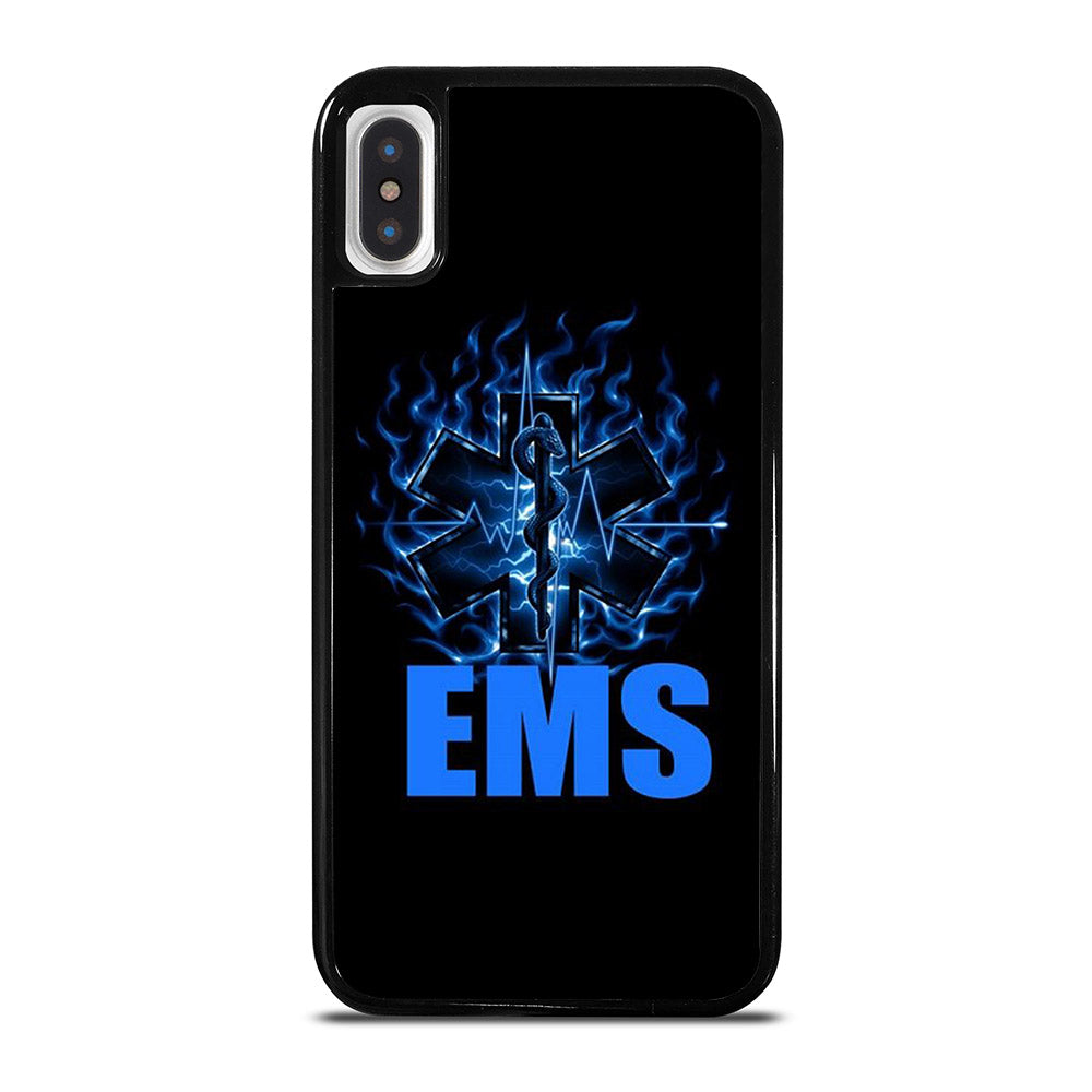 EMT EMS MEDICAL BLACK LOGO iPhone X / XS Case Cover