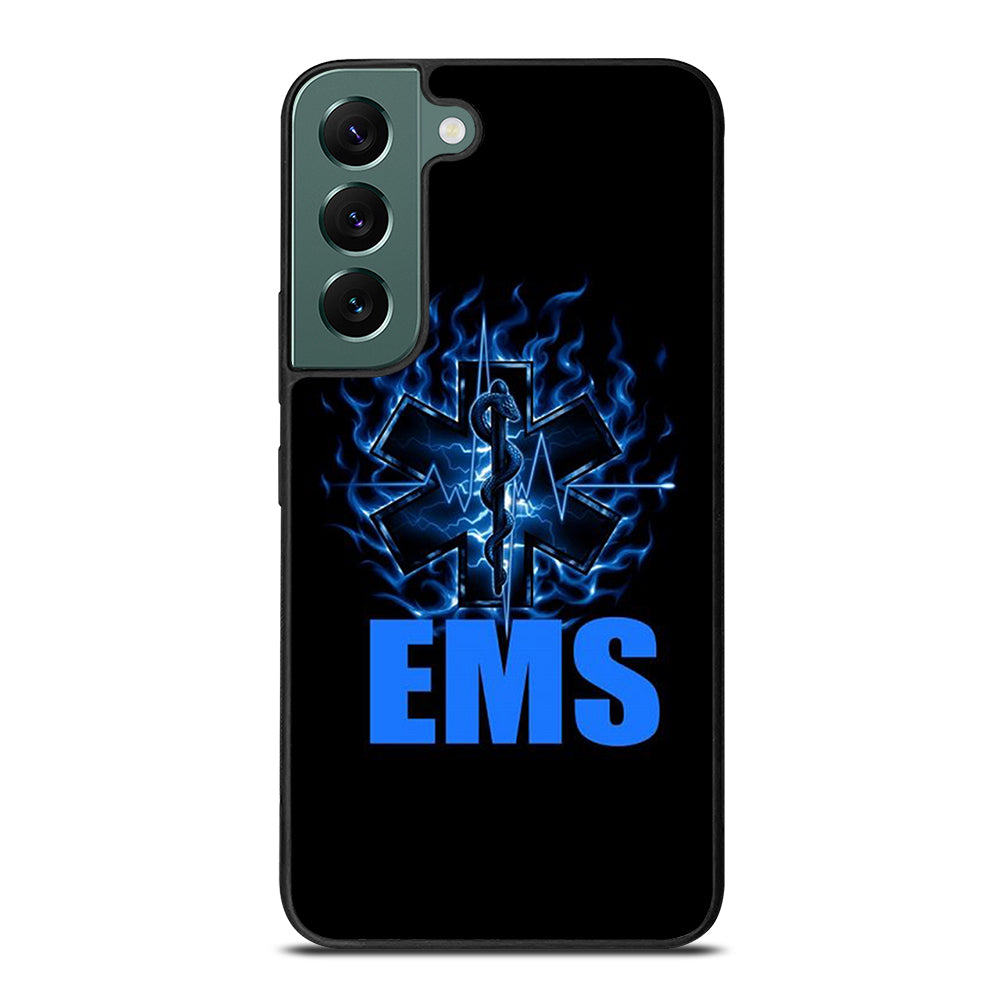 EMT EMS MEDICAL BLACK LOGO Samsung Galaxy S22 Case Cover