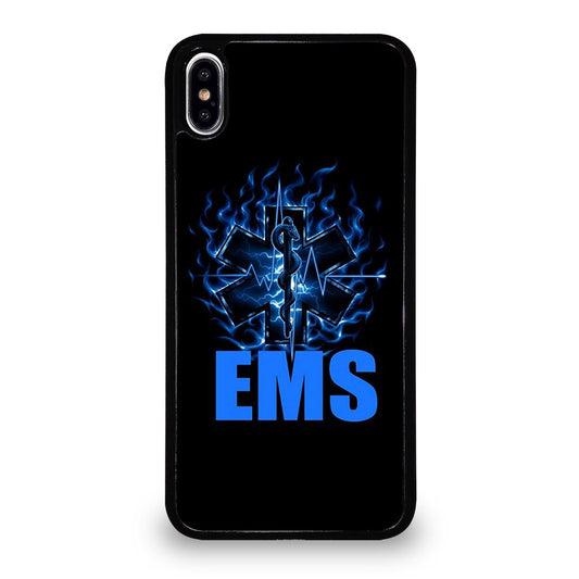 EMT EMS MEDICAL BLACK LOGO iPhone XS Max Case Cover