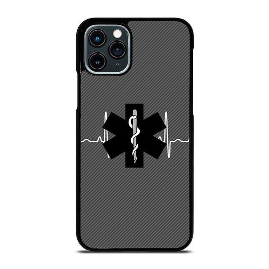 EMT EMS MEDICAL CARBON LOGO iPhone 11 Pro Case Cover