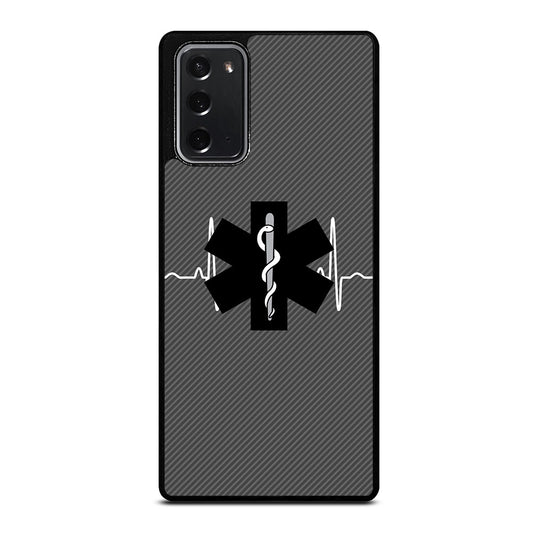 EMT EMS MEDICAL CARBON LOGO Samsung Galaxy Note 20 Case Cover