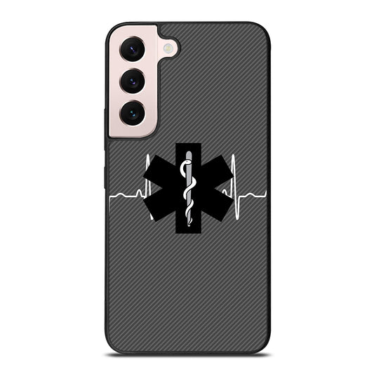 EMT EMS MEDICAL CARBON LOGO Samsung Galaxy S22 Plus Case Cover