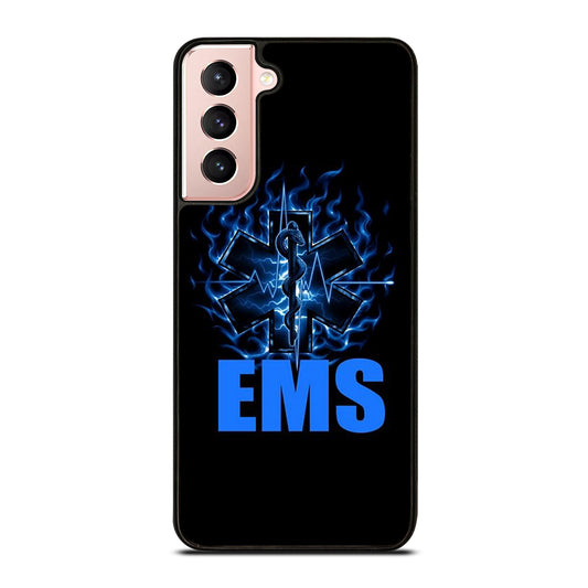 EMT EMS MEDICAL BLACK LOGO Samsung Galaxy S21 Case Cover