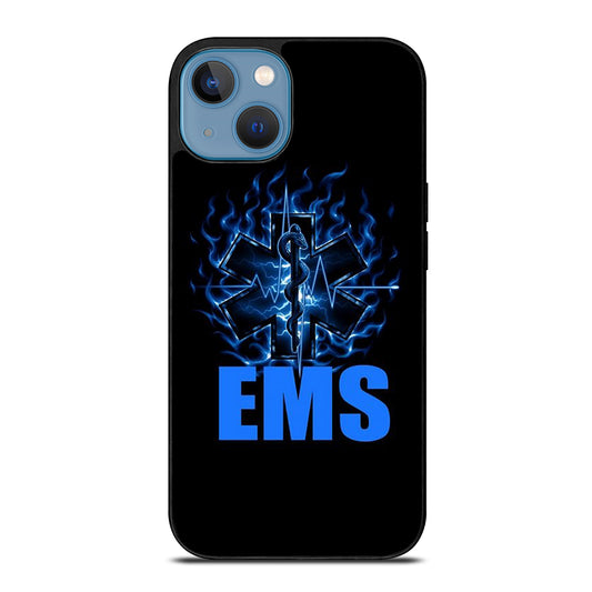 EMT EMS MEDICAL BLACK LOGO iPhone 13 Case Cover