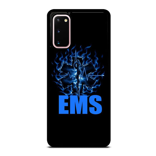 EMT EMS MEDICAL BLACK LOGO Samsung Galaxy S20 Case Cover