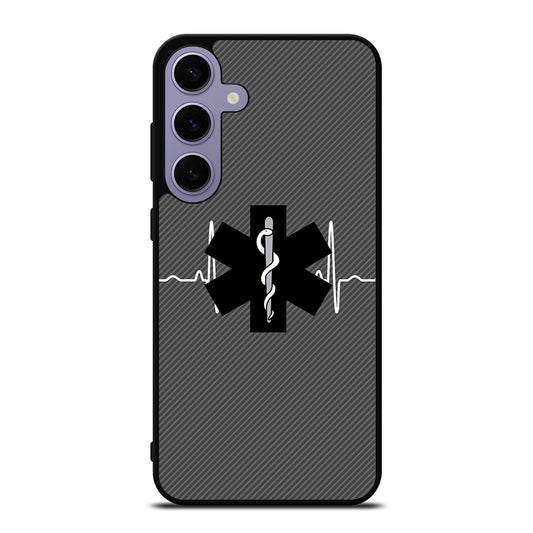 EMT EMS MEDICAL CARBON LOGO Samsung Galaxy S24 Plus Case Cover