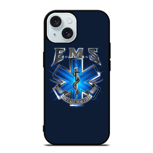 EMT EMS MEDICAL ON CALL FOR LIFE iPhone 15 Case Cover