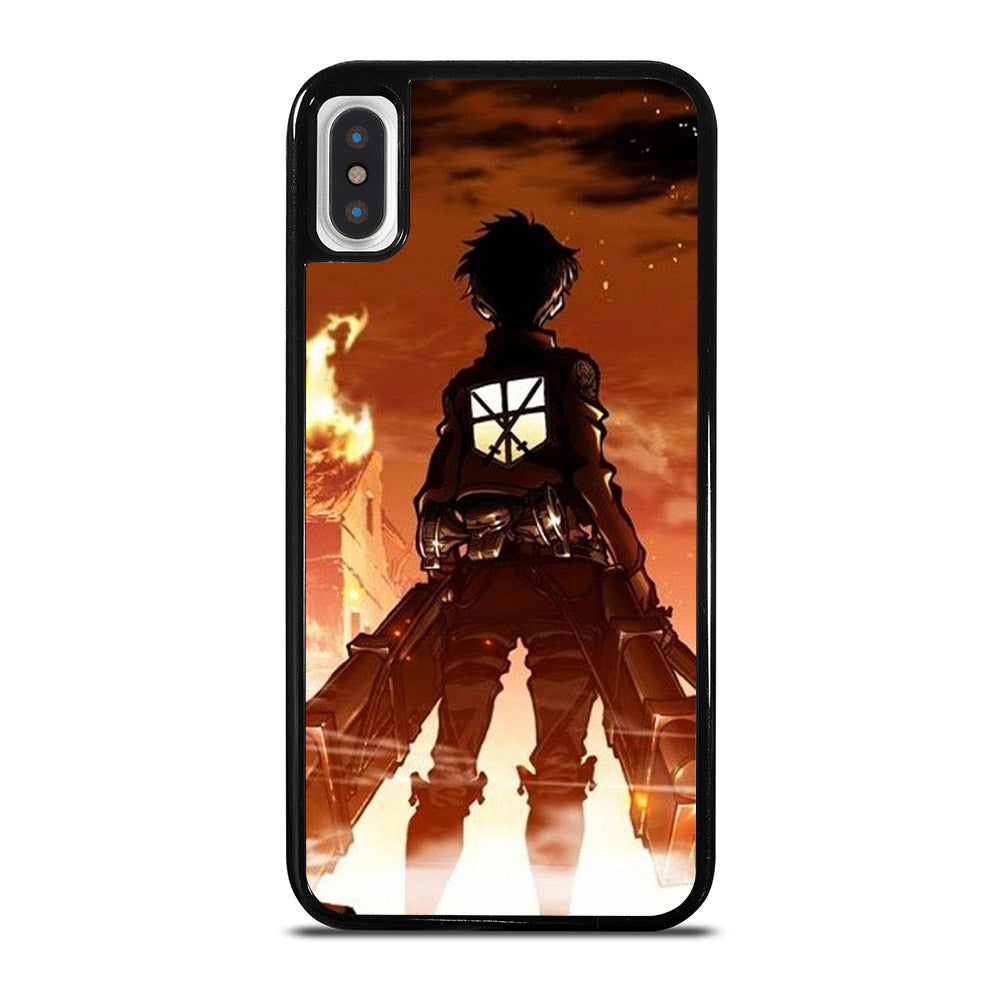 EREN YEAGER ATTACK ON TITAN ANIME iPhone X / XS Case Cover