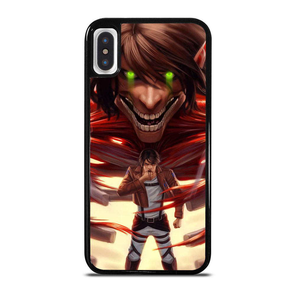 EREN YEAGER ATTACK ON TITAN ART iPhone X / XS Case Cover