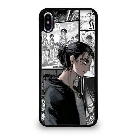 EREN YEAGER ATTACK ON TITAN COMIC iPhone XS Max Case Cover