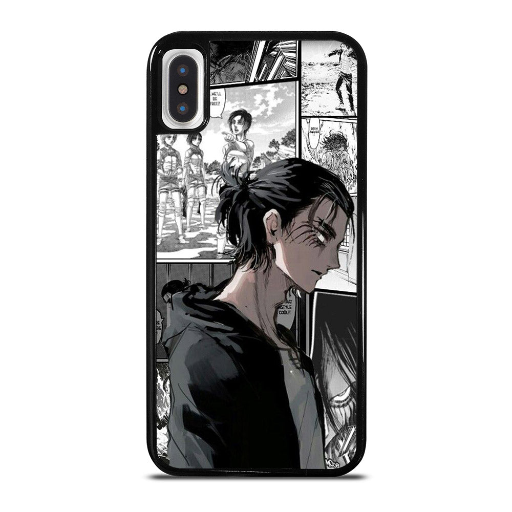 EREN YEAGER ATTACK ON TITAN COMIC iPhone X / XS Case Cover