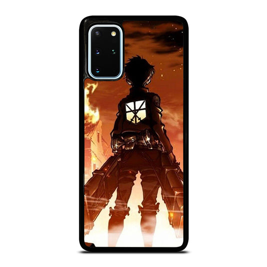 EREN YEAGER ATTACK ON TITAN ANIME Samsung Galaxy S20 Plus Case Cover