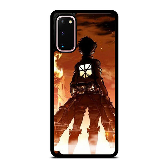 EREN YEAGER ATTACK ON TITAN ANIME Samsung Galaxy S20 Case Cover