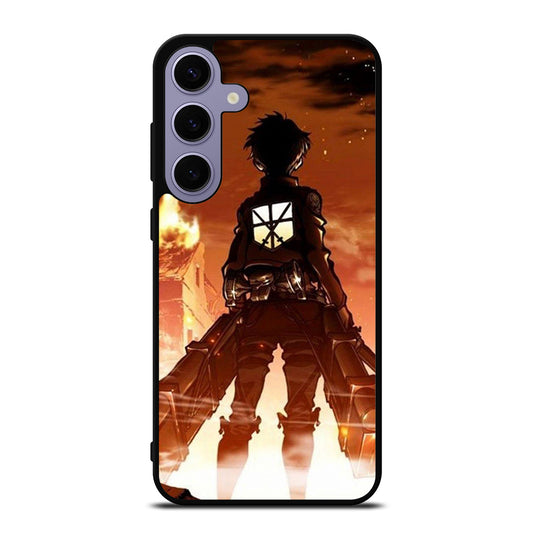 EREN YEAGER ATTACK ON TITAN ANIME Samsung Galaxy S24 Plus Case Cover