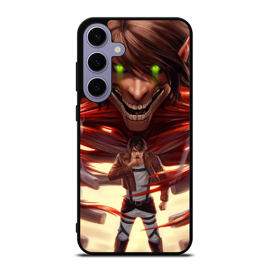 EREN YEAGER ATTACK ON TITAN ART Samsung Galaxy S24 Plus Case Cover