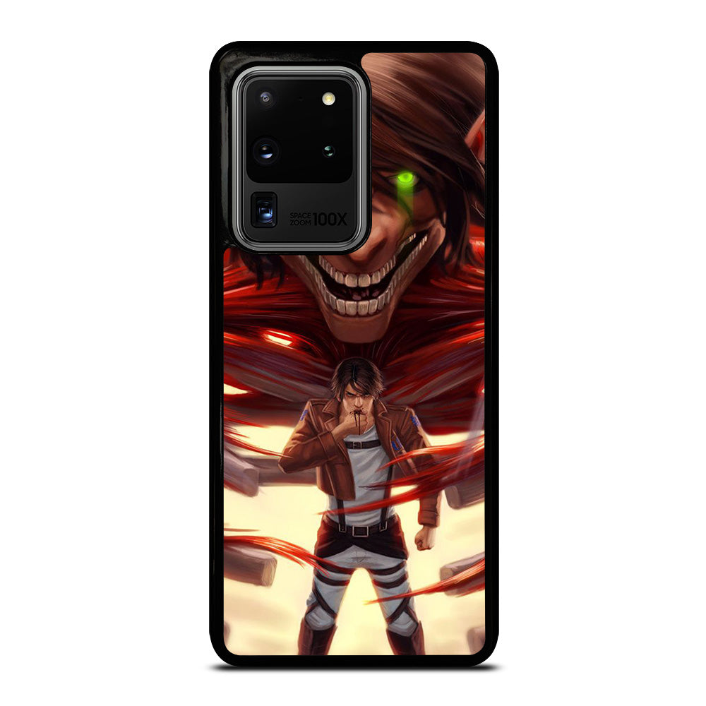 EREN YEAGER ATTACK ON TITAN ART Samsung Galaxy S20 Ultra Case Cover