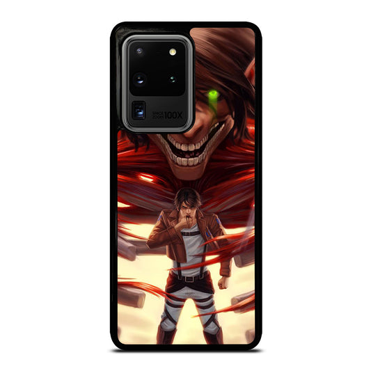 EREN YEAGER ATTACK ON TITAN ART Samsung Galaxy S20 Ultra Case Cover