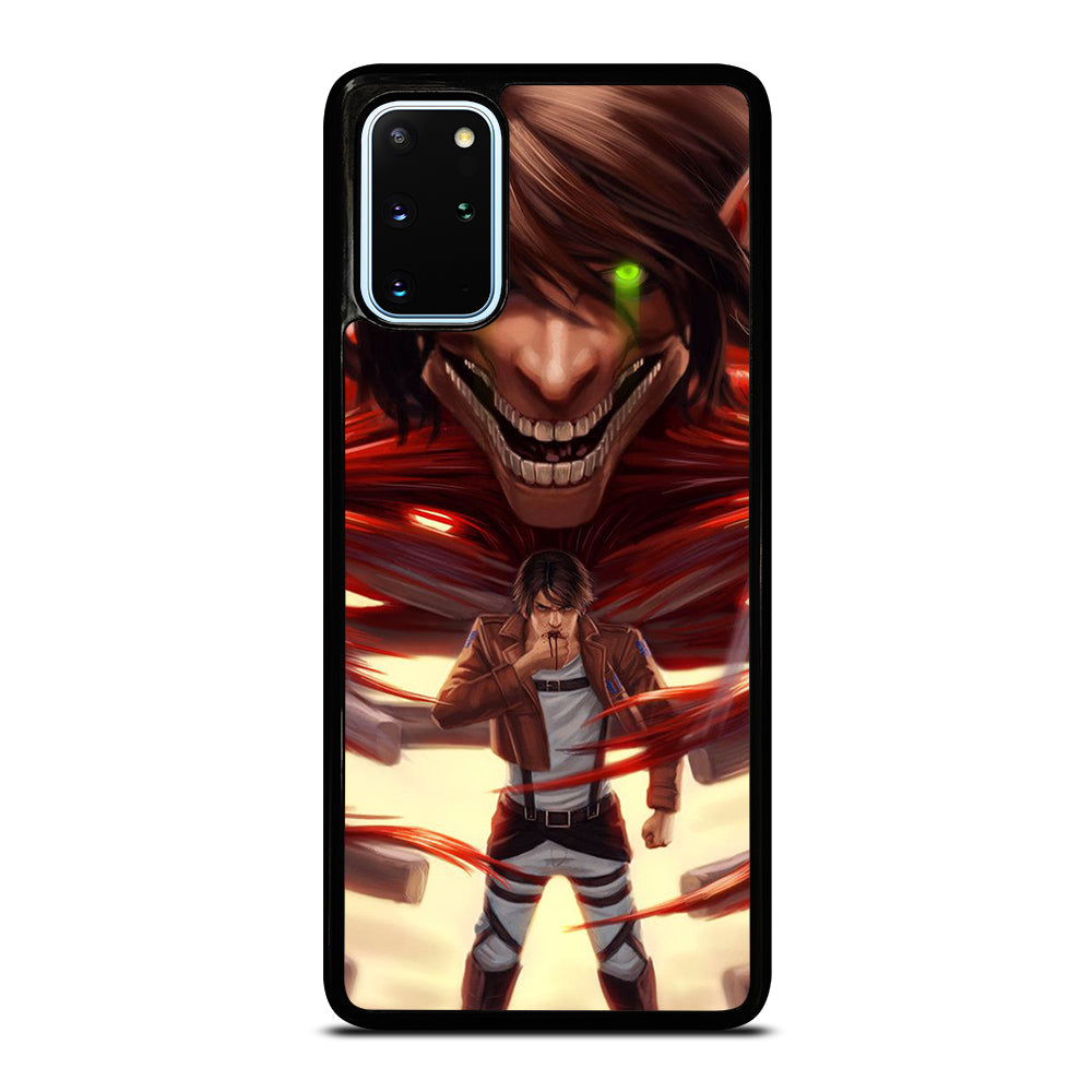 EREN YEAGER ATTACK ON TITAN ART Samsung Galaxy S20 Plus Case Cover