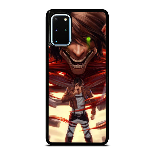 EREN YEAGER ATTACK ON TITAN ART Samsung Galaxy S20 Plus Case Cover