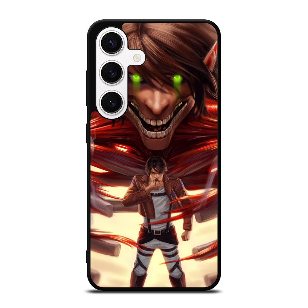 EREN YEAGER ATTACK ON TITAN ART Samsung Galaxy S24 Case Cover