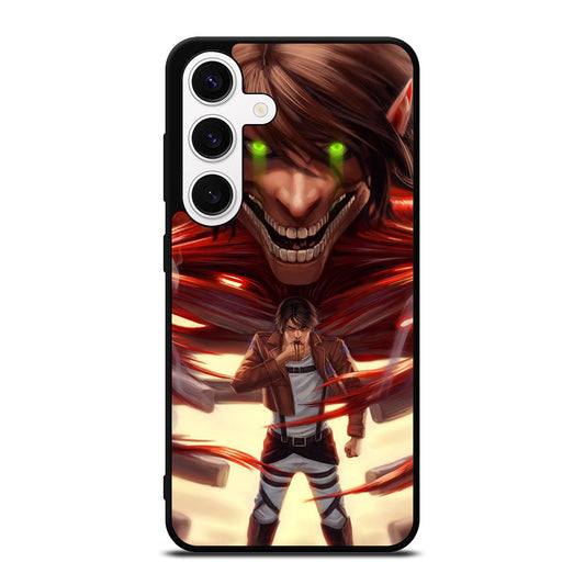 EREN YEAGER ATTACK ON TITAN ART Samsung Galaxy S24 Case Cover
