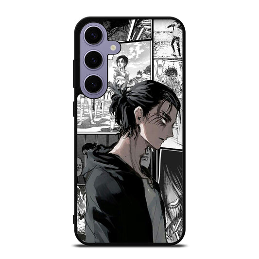 EREN YEAGER ATTACK ON TITAN COMIC Samsung Galaxy S24 Plus Case Cover