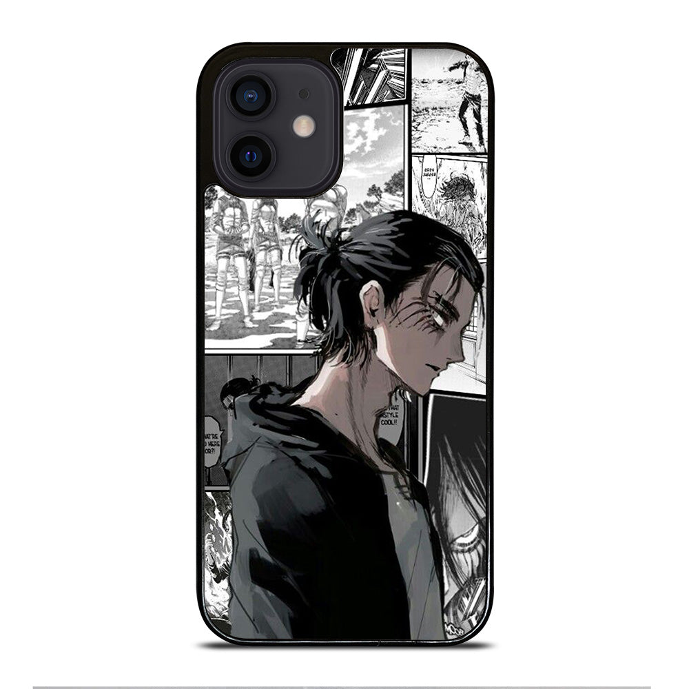 EREN YEAGER ATTACK ON TITAN COMIC iPhone 12 Mini Case Cover