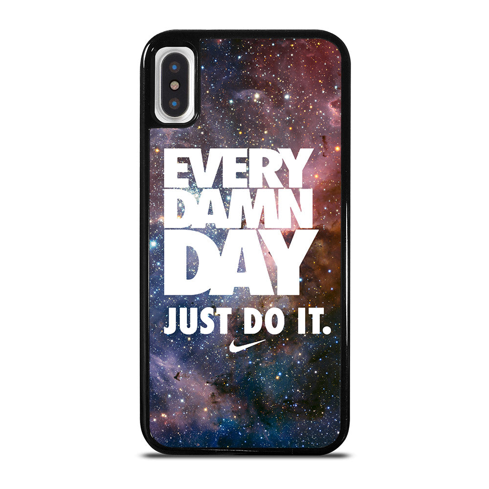 EVERY DAMN DAY JUST DO IT NIKE NEBULA iPhone X / XS Case Cover